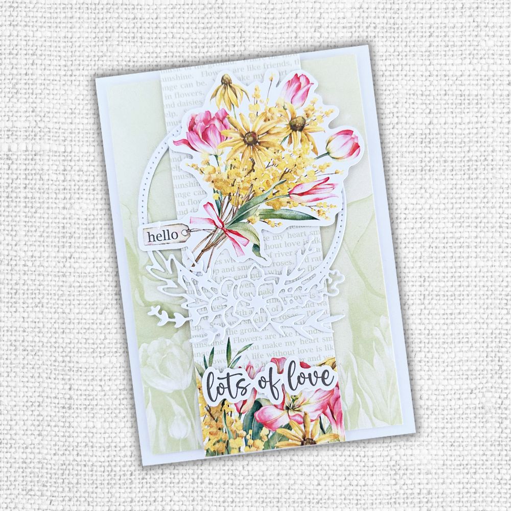 Bryony Floral Wreath Metal Cutting Die 31941 - Paper Rose Studio