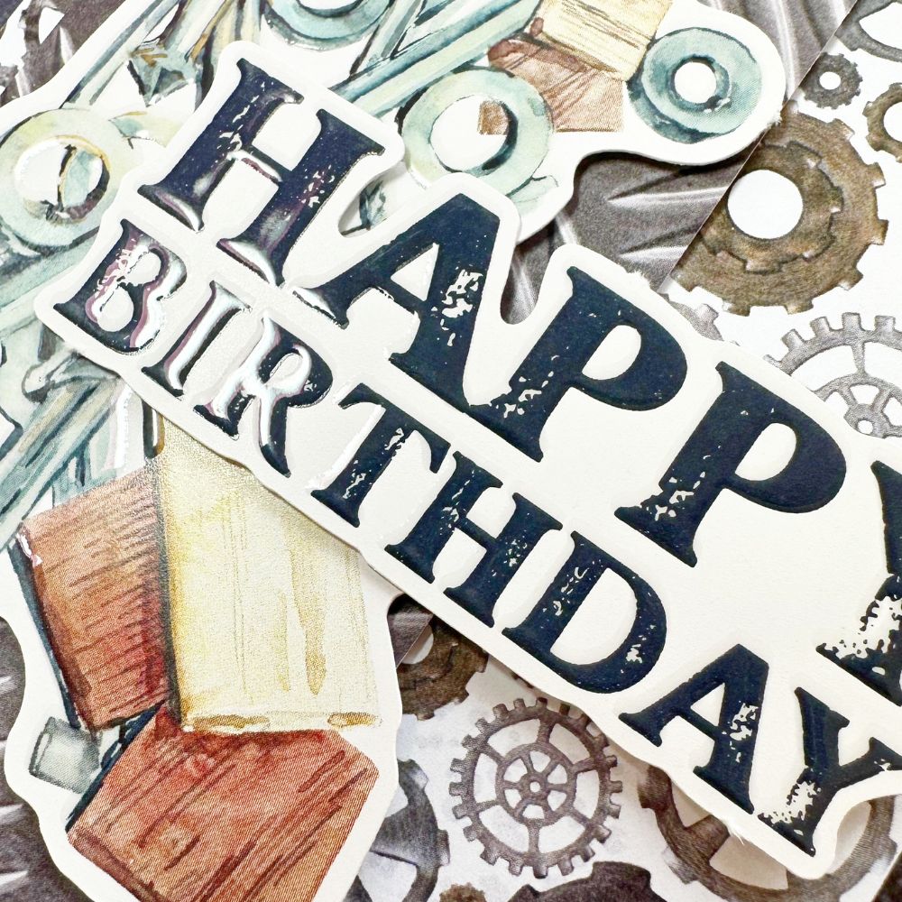 Dad's Tools Embossed Die Cuts 30912 - Paper Rose Studio