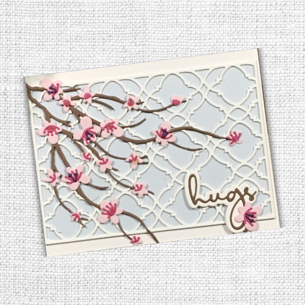 Hugs Fine Script Layered Metal Cutting Die 19703 - Paper Rose Studio