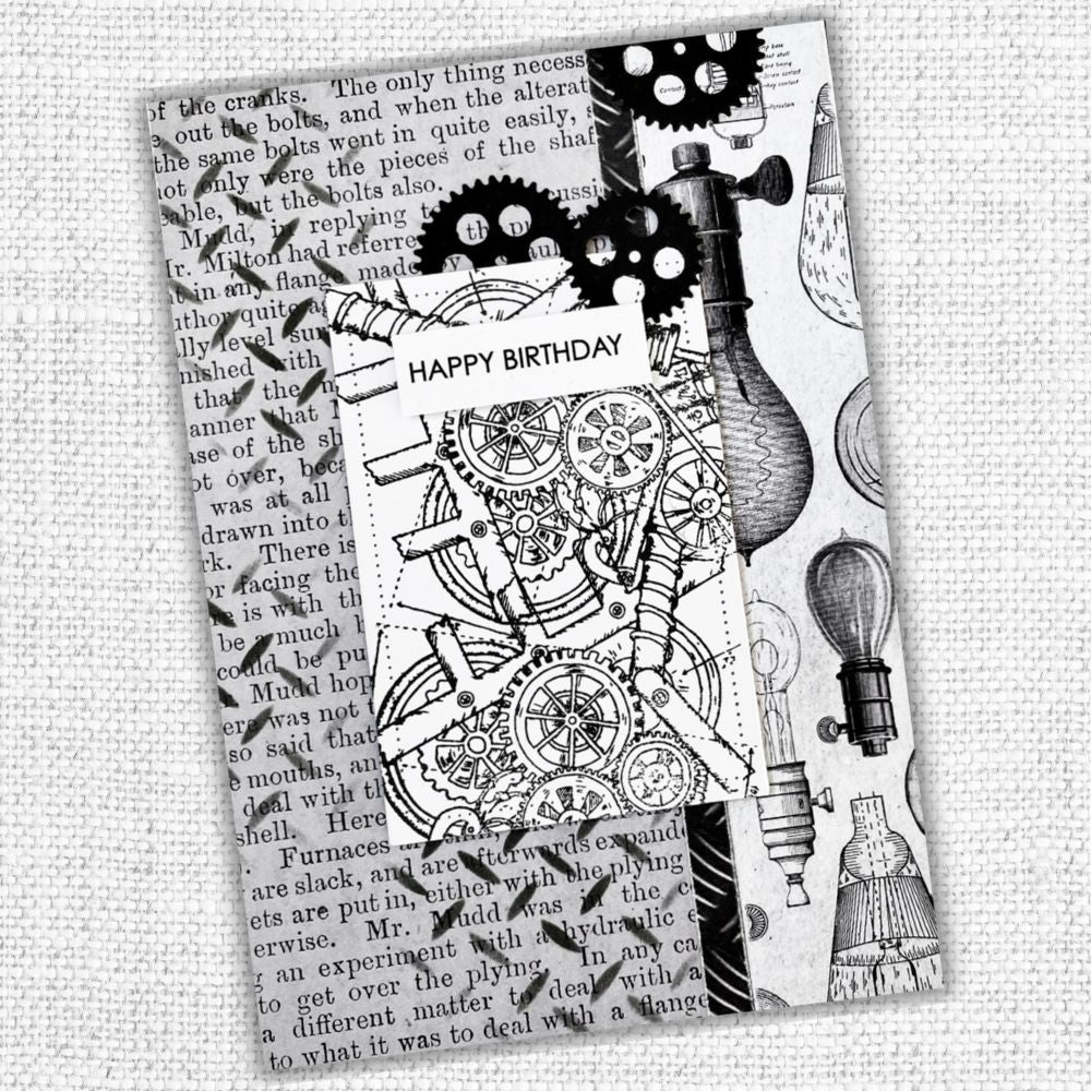 Watch Parts Clear Stamp 27034 - Paper Rose Studio