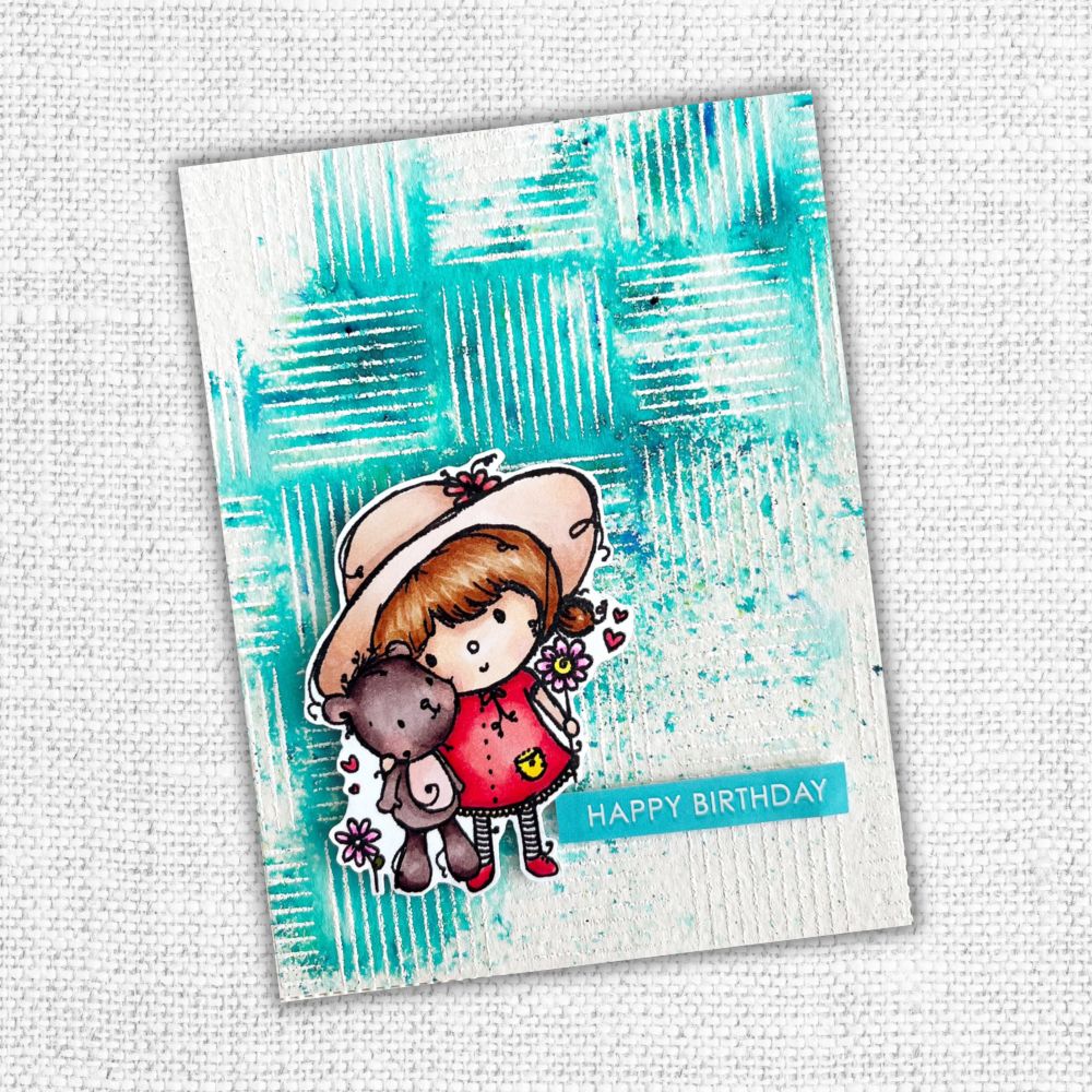 Flowers for Teddy Clear Stamp 30315 - Paper Rose Studio