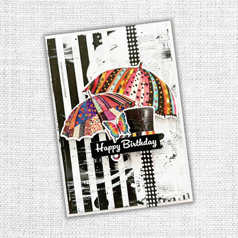 Inky Colour Embossed Die Cuts 31932 - Paper Rose Studio