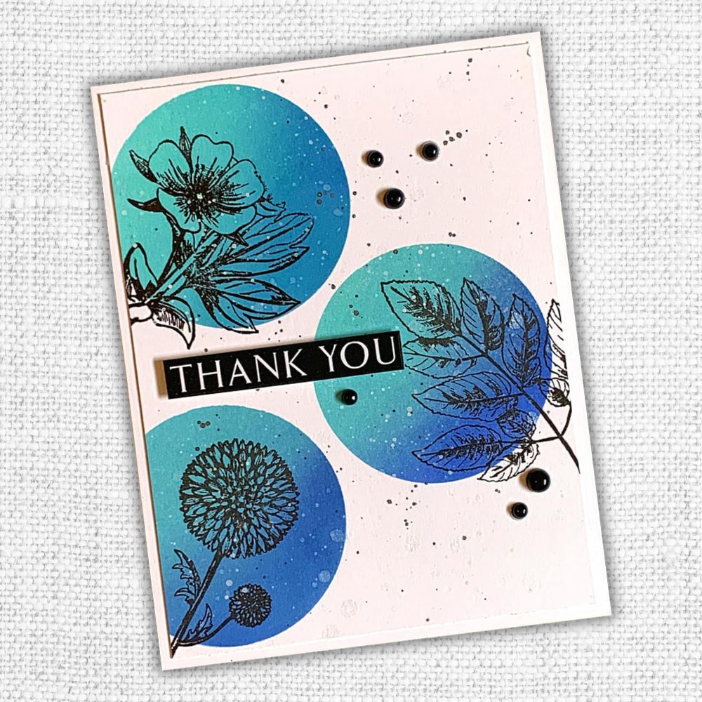 Sketchy Floral - Hello 4x6" Clear Stamp Set 19075 - Paper Rose Studio