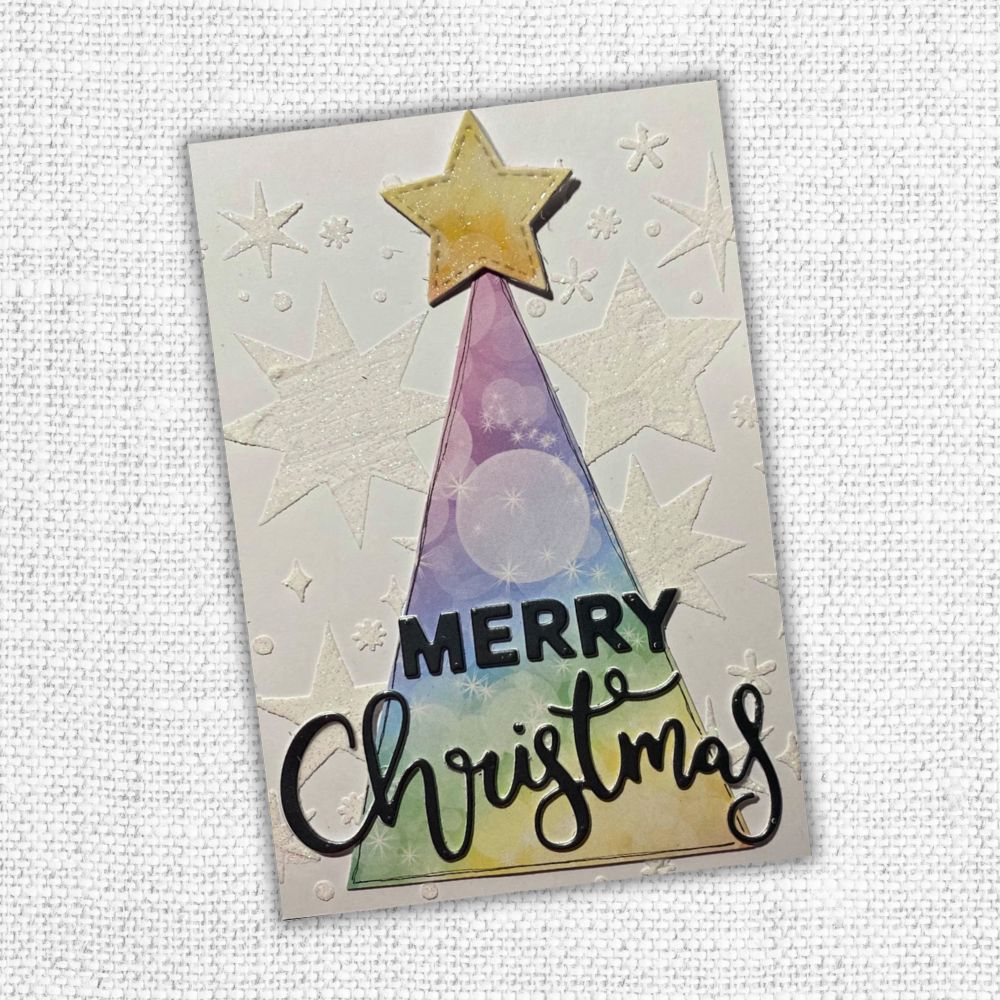 Merry Christmas Everyone Metal Cutting Die 22159 - Paper Rose Studio