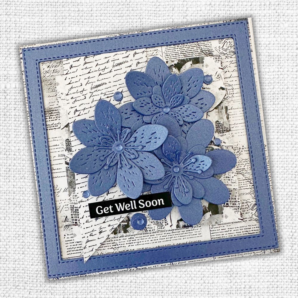 Stormy Seas Assorted Shimmer Cardstock A5 7pc 29745 - Paper Rose Studio