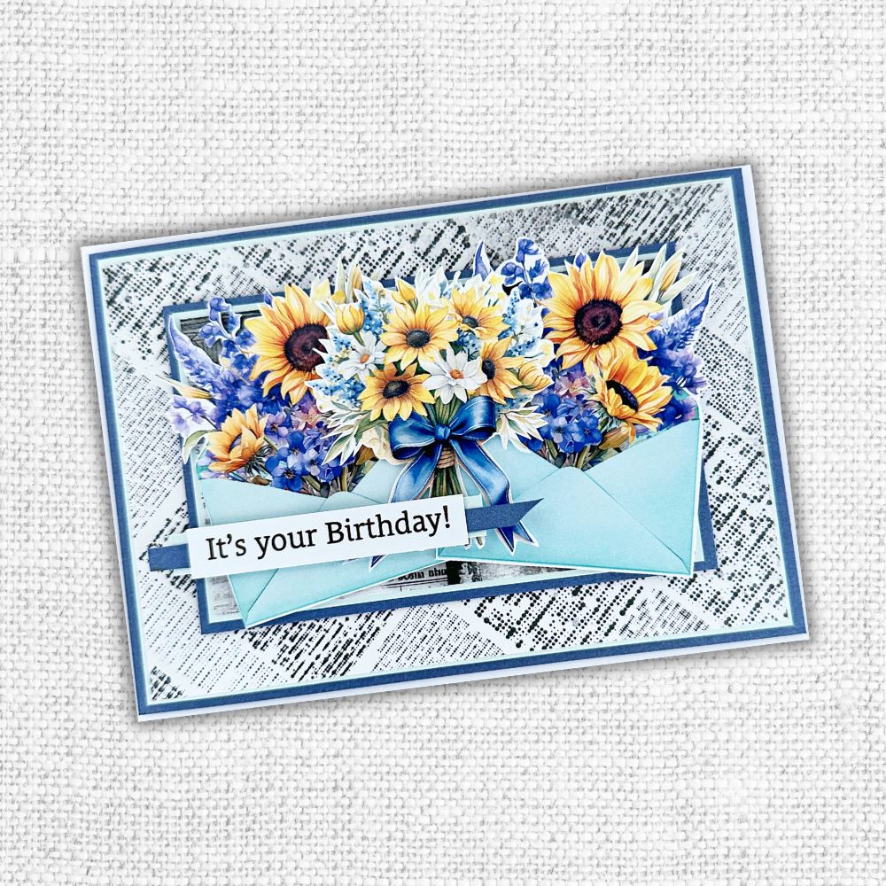 Stormy Seas Assorted Shimmer Cardstock A5 7pc 29745 - Paper Rose Studio