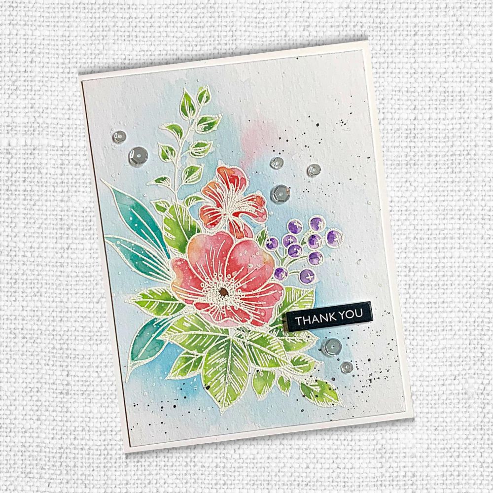 Hayley's Bouquet Stamp Set 25240 - Paper Rose Studio