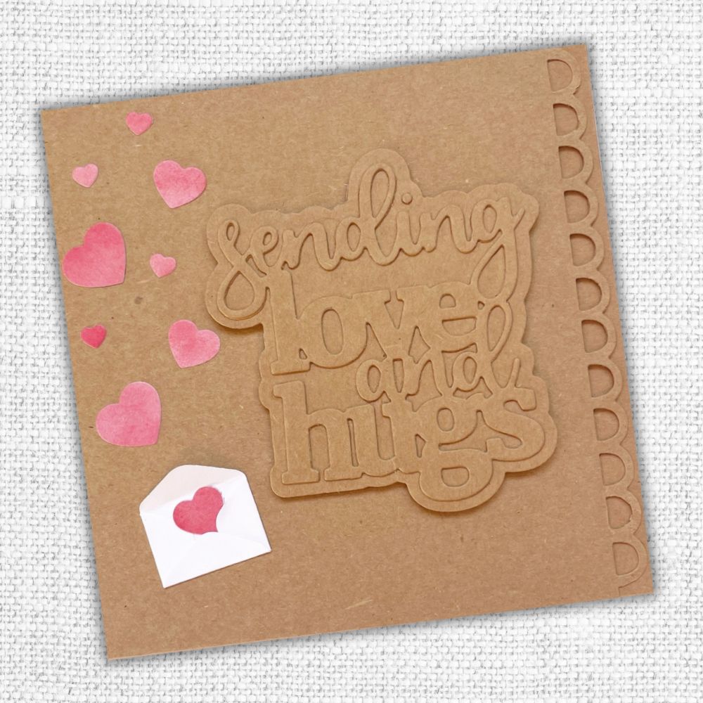 Wonky Scallop Edge Metal Cutting Die 25339 - Paper Rose Studio