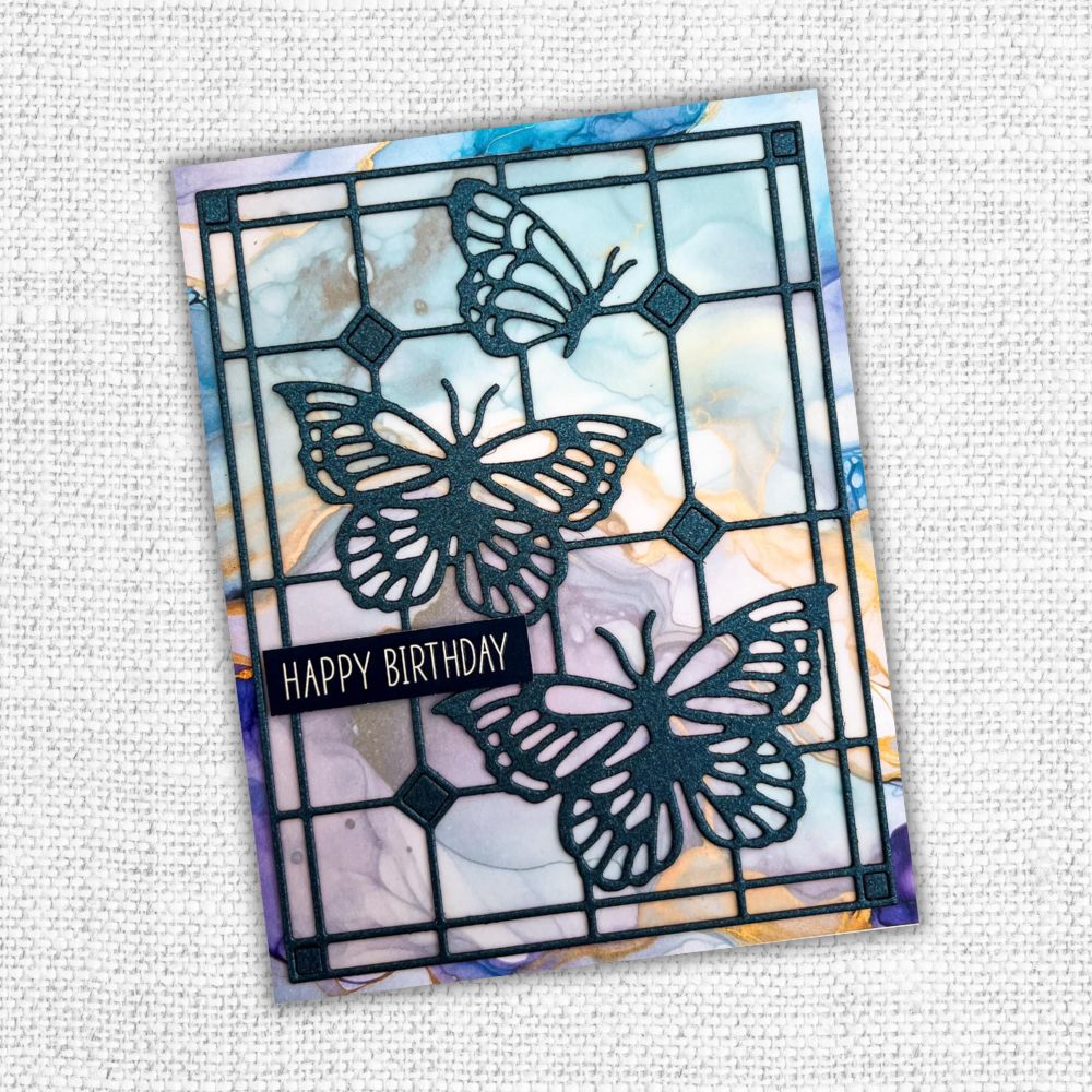 Stormy Seas Assorted Shimmer Cardstock A5 7pc 29745 - Paper Rose Studio