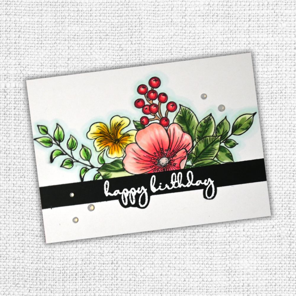 Hayley's Bouquet Stamp Set 25240 - Paper Rose Studio