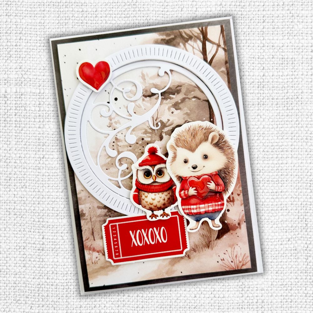 Flourish Circle Metal Cutting Die 26917 - Paper Rose Studio