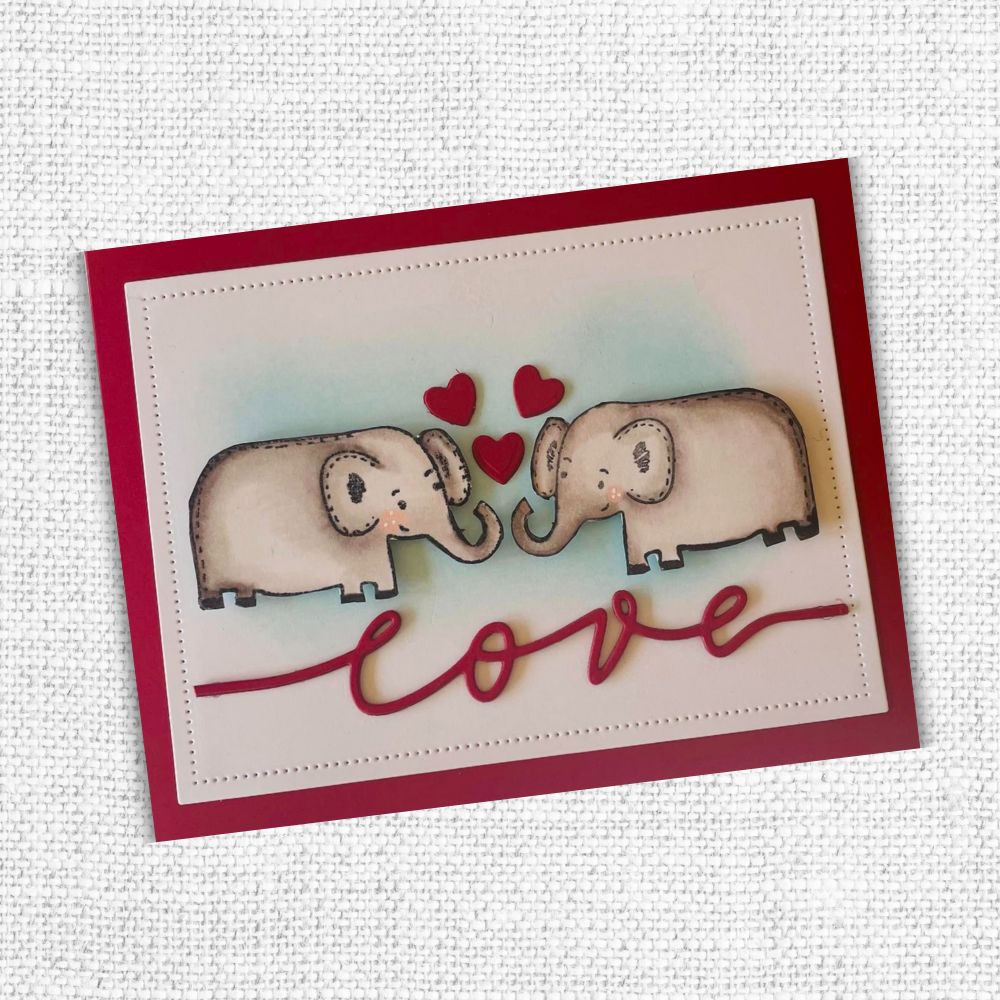 Heart Confetti Circle Metal Cutting Die 25672 - Paper Rose Studio