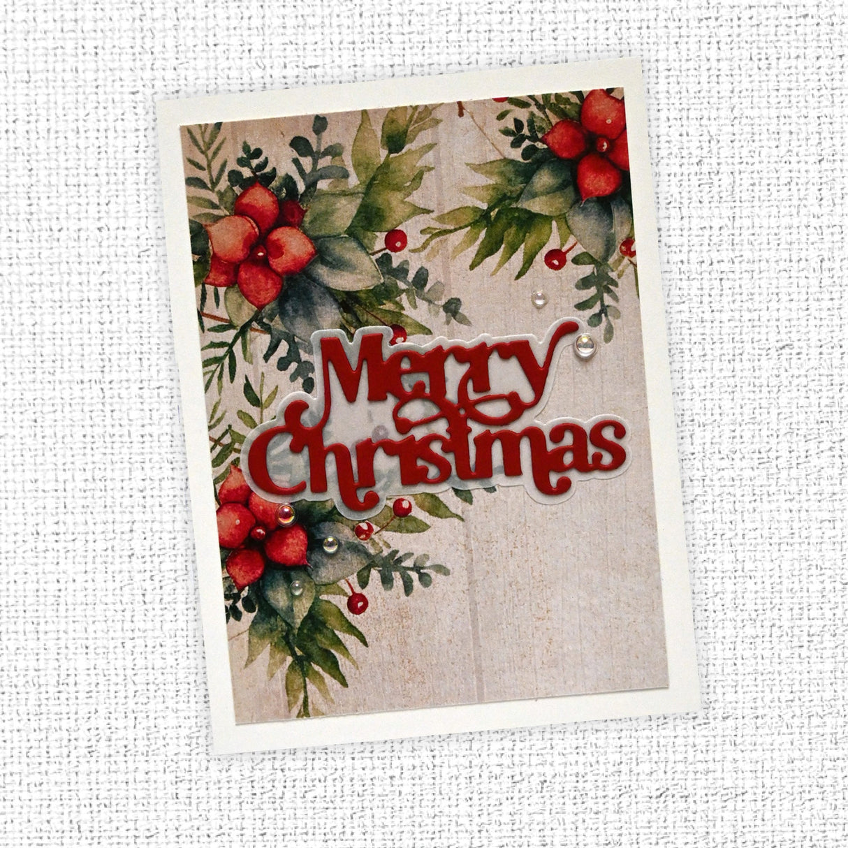 Merry Christmas Layered Metal Cutting Die 30204 - Paper Rose Studio