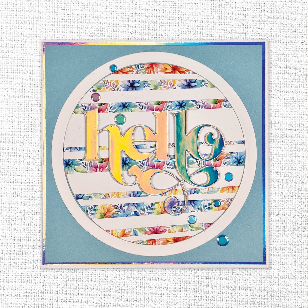 Fancy Script Layered Hello Metal Cutting Die 32478 - Paper Rose Studio