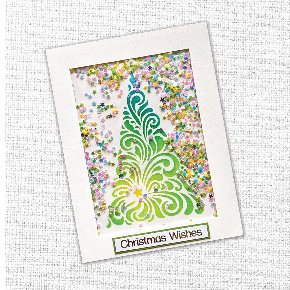 Rectangle Window Tri Fold White Card Bases - 105 x 148mm - 10 pieces 34593 - Paper Rose Studio