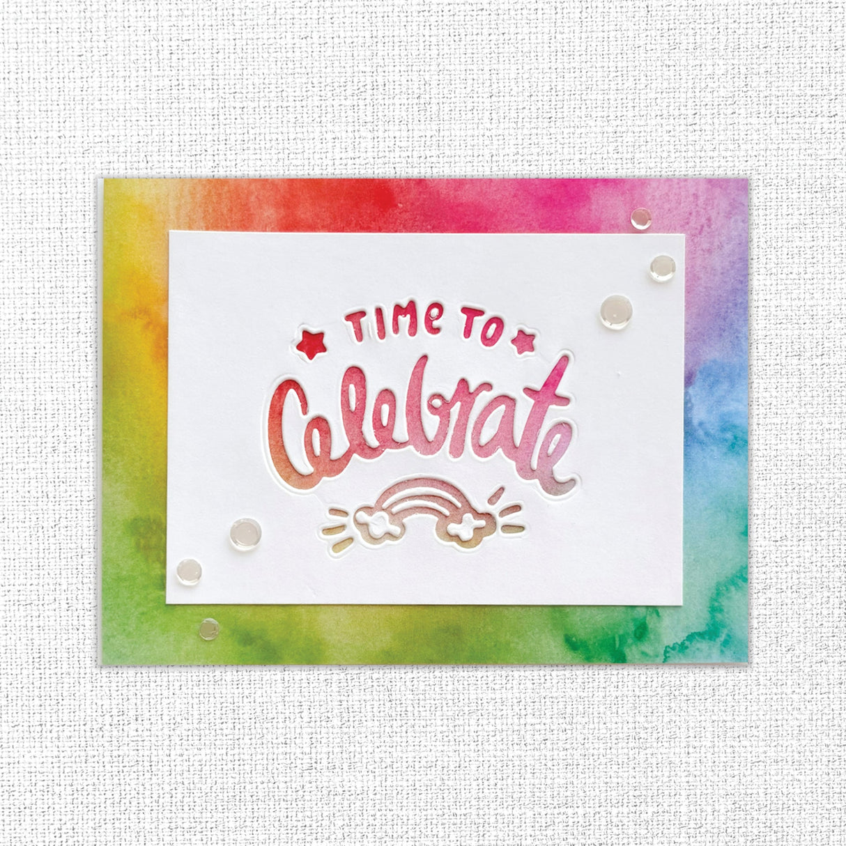 Time to Celebrate Metal Cutting Die 21150 - Paper Rose Studio
