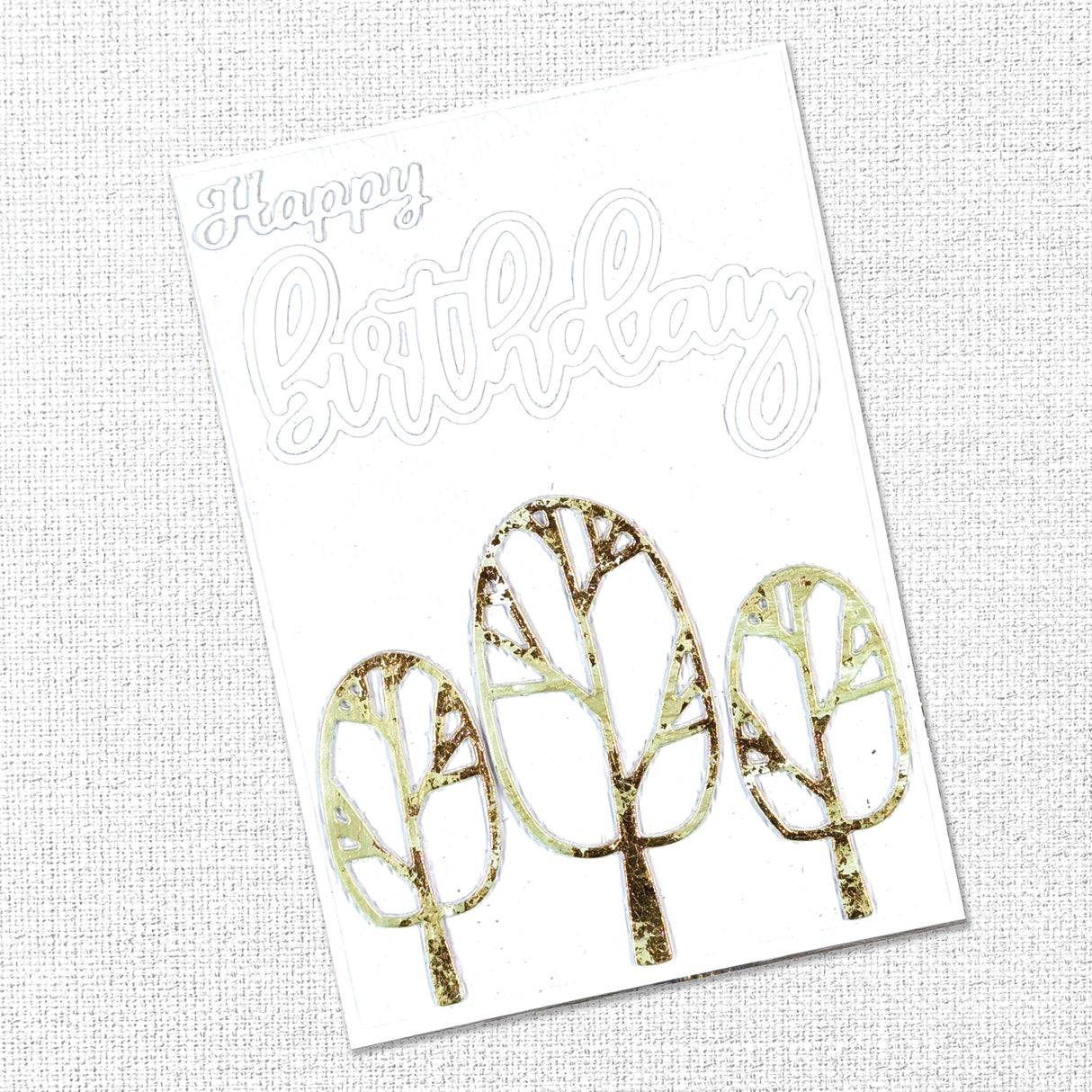 Abstract Trees Metal Cutting Die 29680