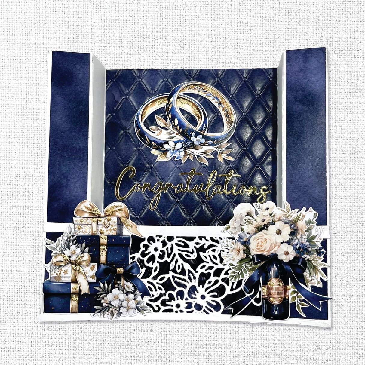 Tufted Elegance 3D Embossing Folder 32154 - Paper Rose Studio