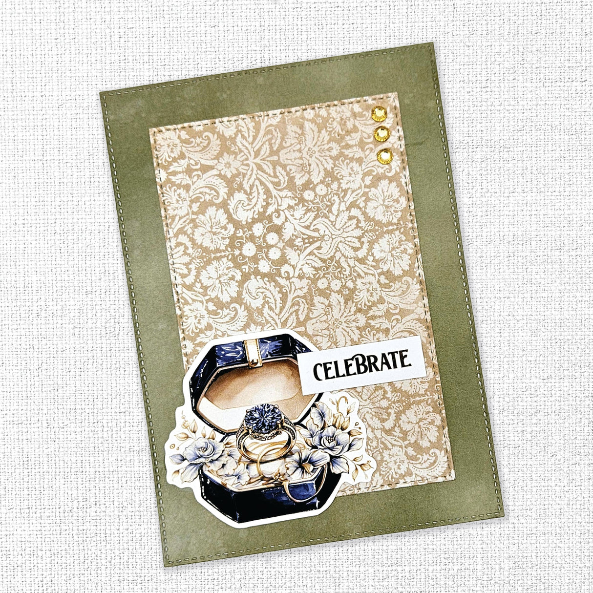 Wedding Blooms Embossed Die Cuts 31407 - Paper Rose Studio