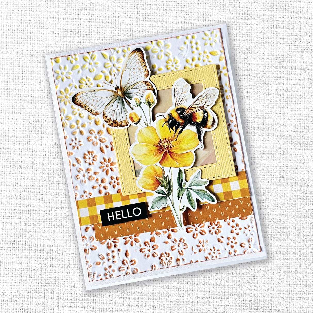 Bees & Butterflies Embossed Die Cuts 33585 - Paper Rose Studio