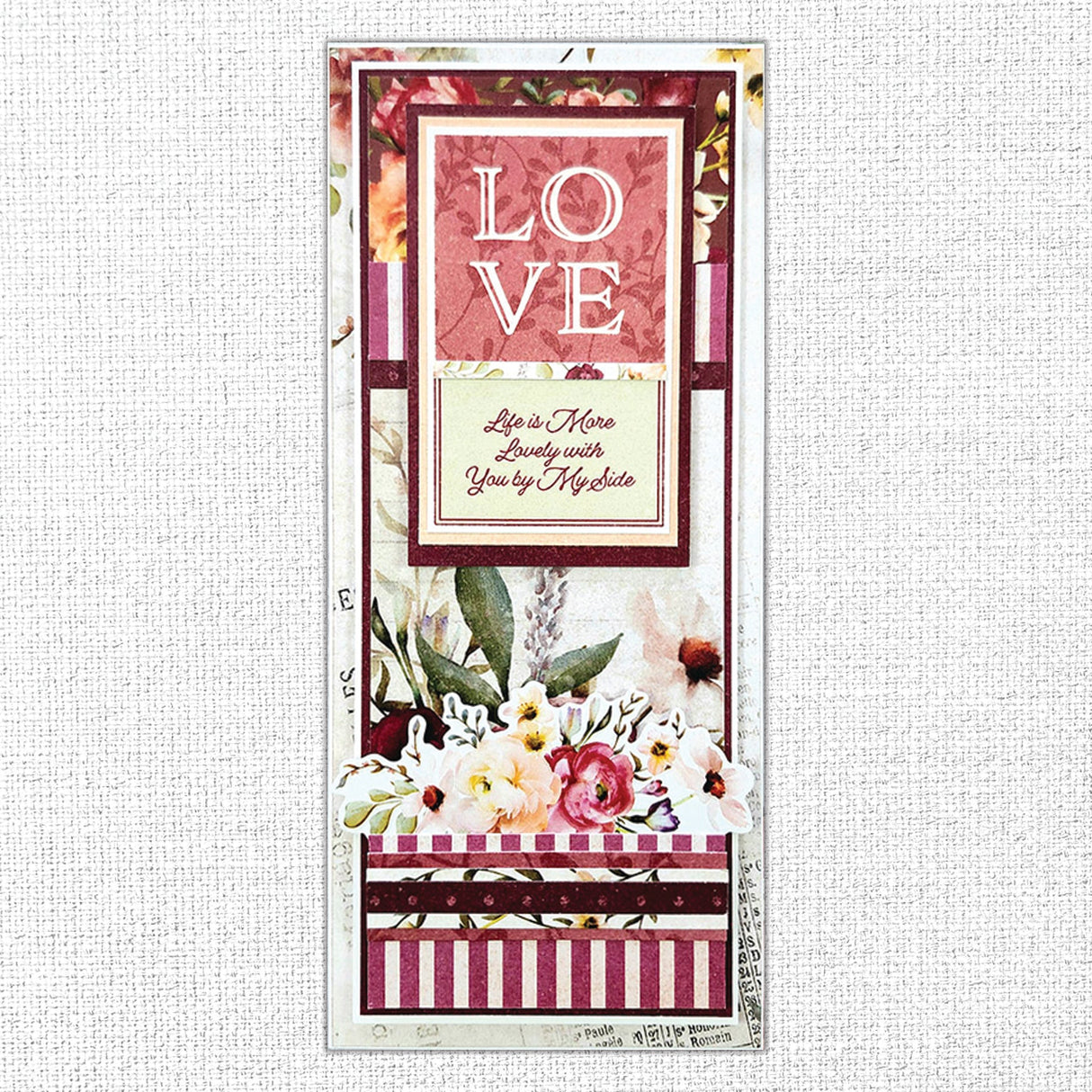Vintage Rose 6x8" Quick Cards Die Cuts 33735 - Paper Rose Studio