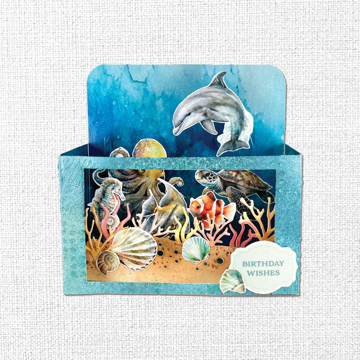 Seaside Memories 6x8" Quick Cards Kit 33804 - Paper Rose Studio