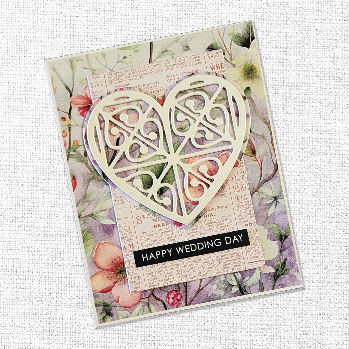 Patterned Heart Metal Cutting Die 33873 - Paper Rose Studio