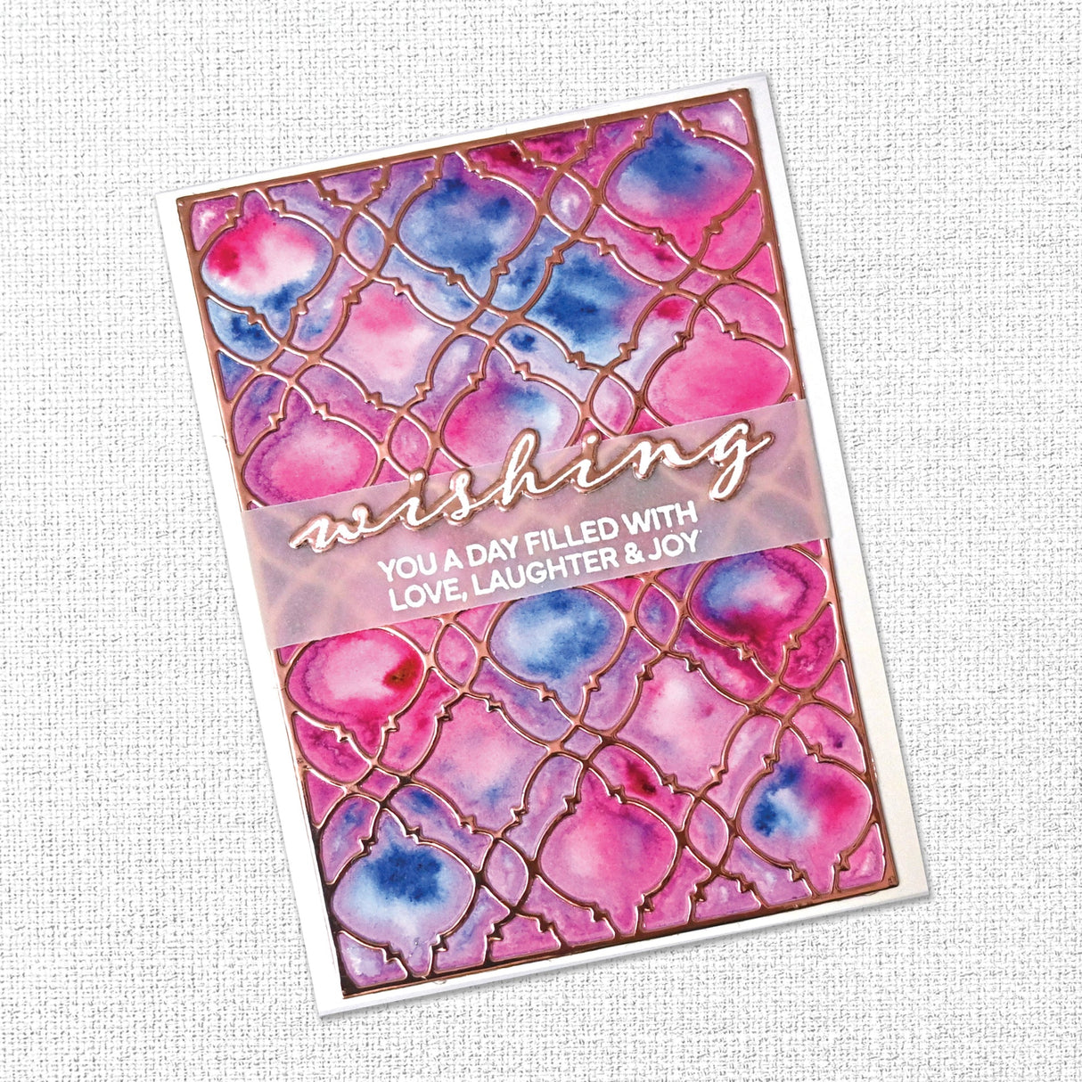 Wishing & Sending Sentiments Metal Cutting Die 34398 - Paper Rose Studio