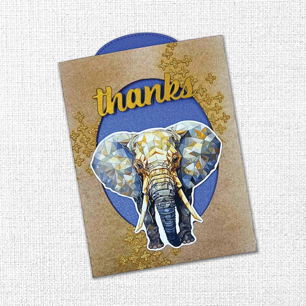 Oval Window Tri Fold White Card Bases - 4.25 x 5.5" - 10 pieces 34596 - Paper Rose Studio