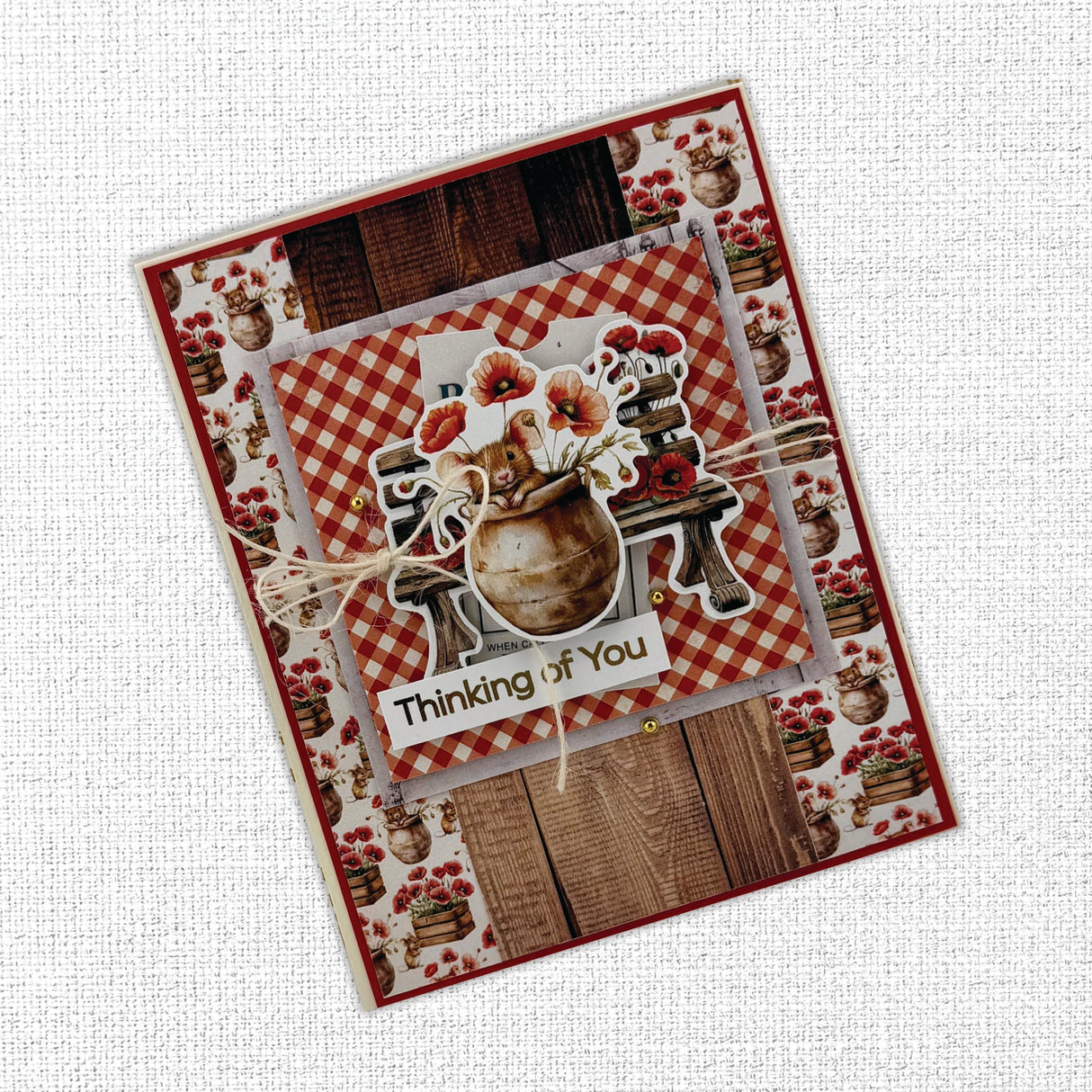 Poppy Garden Embossed Die Cuts 34665 - Paper Rose Studio