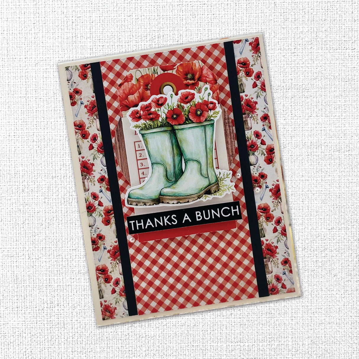 Poppy Garden Embossed Die Cuts 34665 - Paper Rose Studio