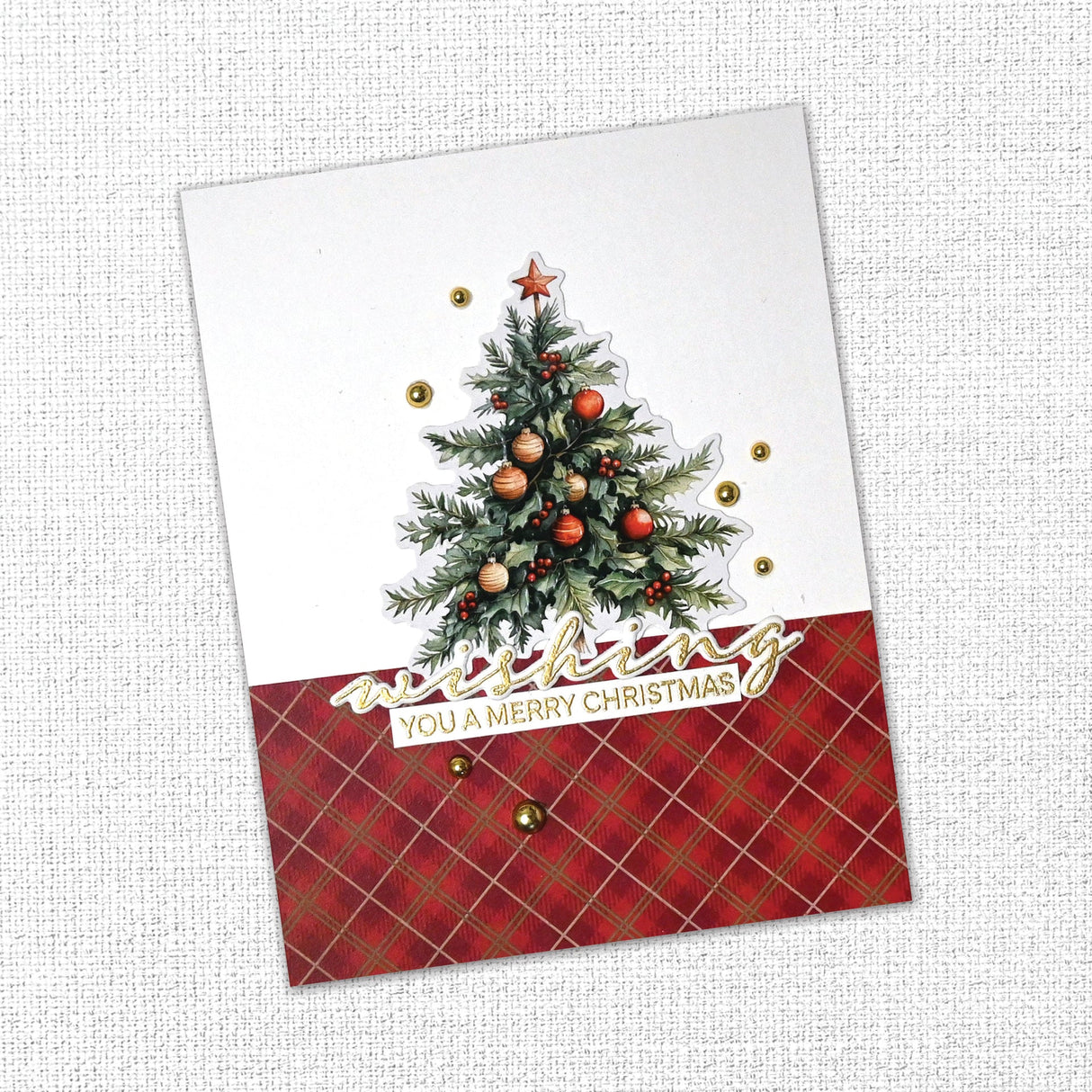 Christmas Tree Farm Embossed Die Cuts 35298 - Paper Rose Studio