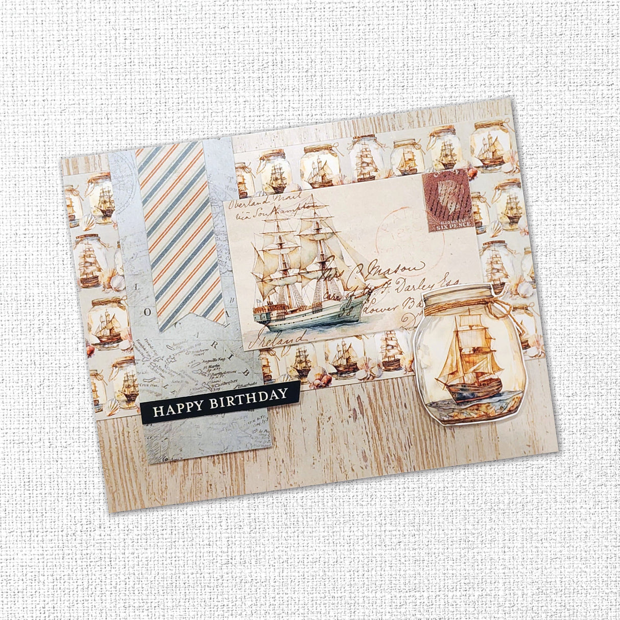 Seaside Memories Papercuts Cardmaking Kit 35359 - Paper Rose Studio