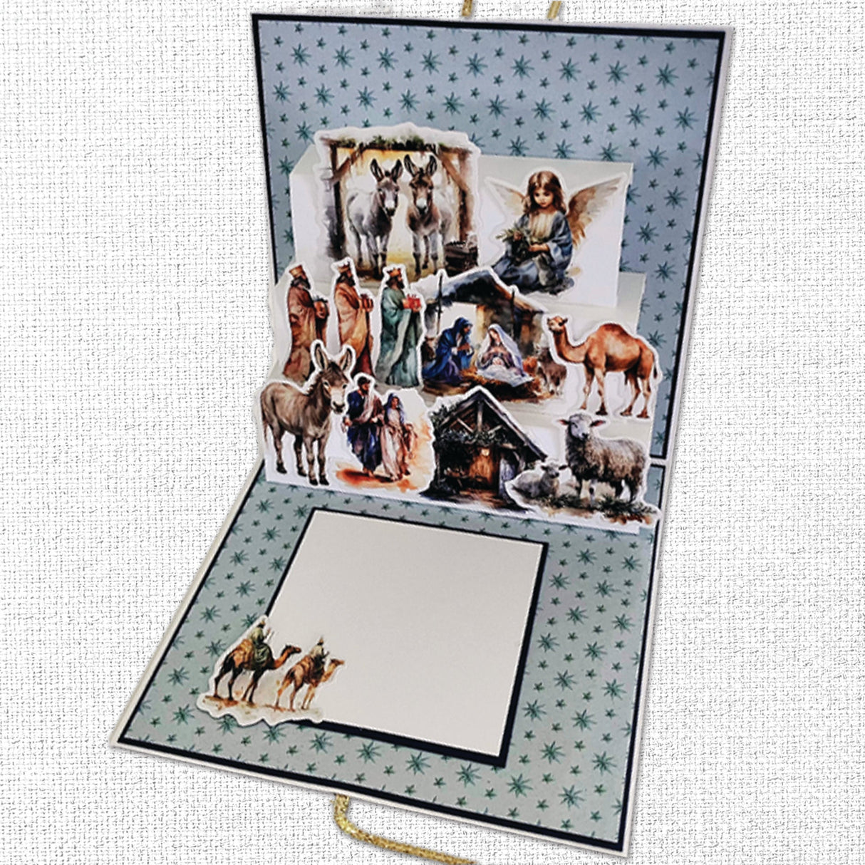 Joy to the World 6x8" Embossed Die Cuts 35524