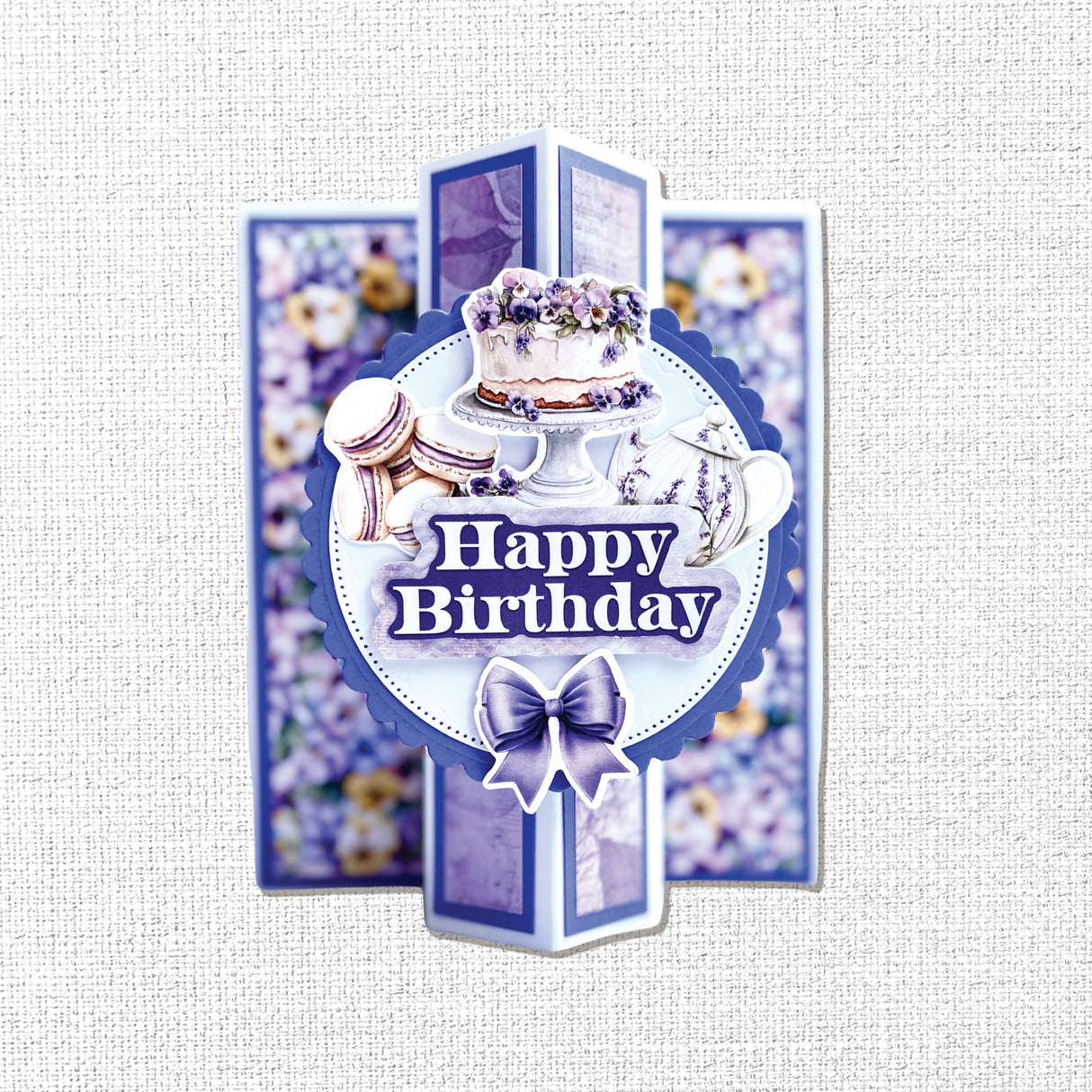 Petals & Pansies 6x8" Layered Sentiments Embossed Die Cuts 36466
