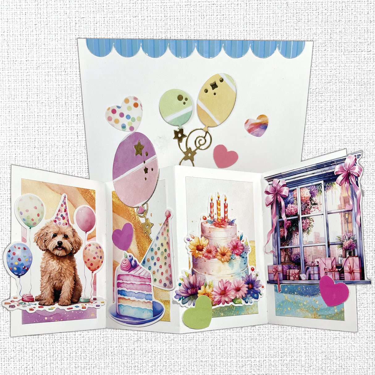 Birthday Fun Embossed Die Cuts 33306
