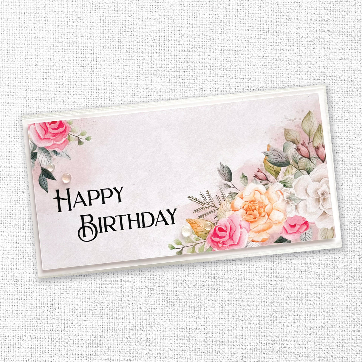 Happy Birthday Lovely Clear Stamp Set 24211 - Paper Rose Studio