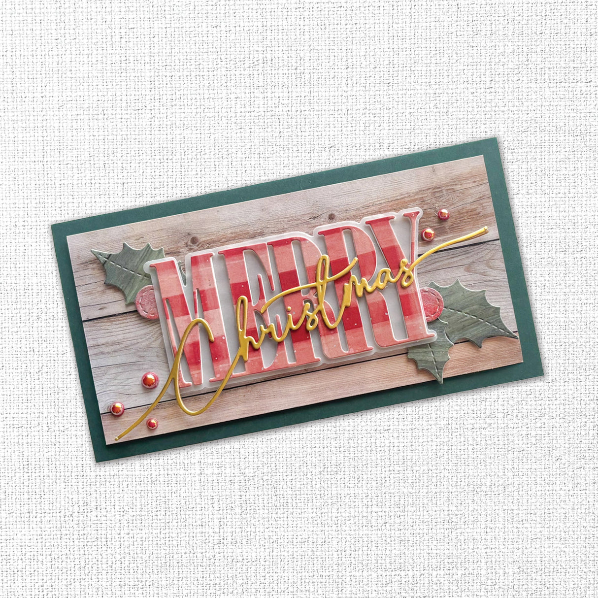 Merry Christmas Layered Metal Cutting Die 32445 - Paper Rose Studio