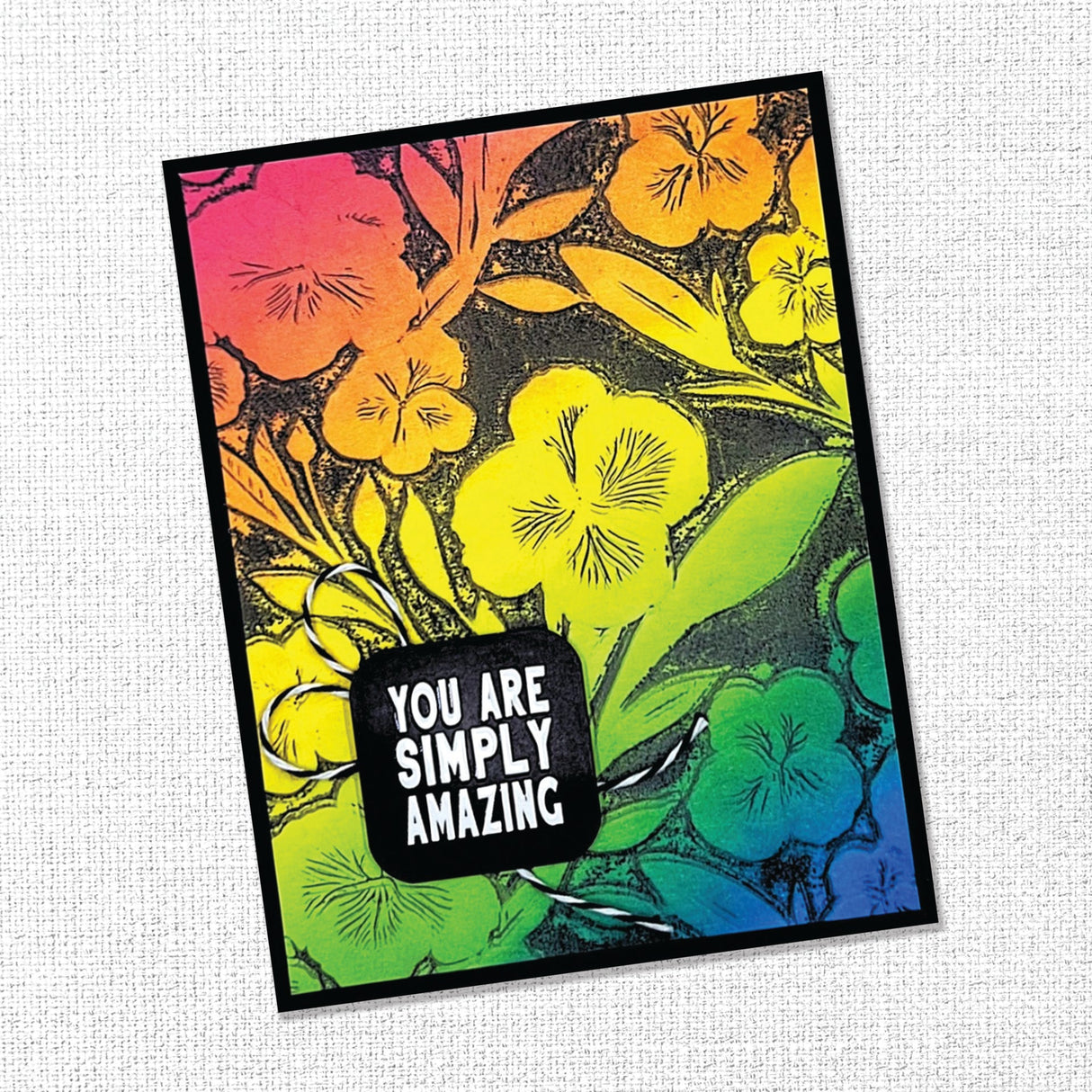 Perfect Pansies 3D Embossing Folder 32946 - Paper Rose Studio