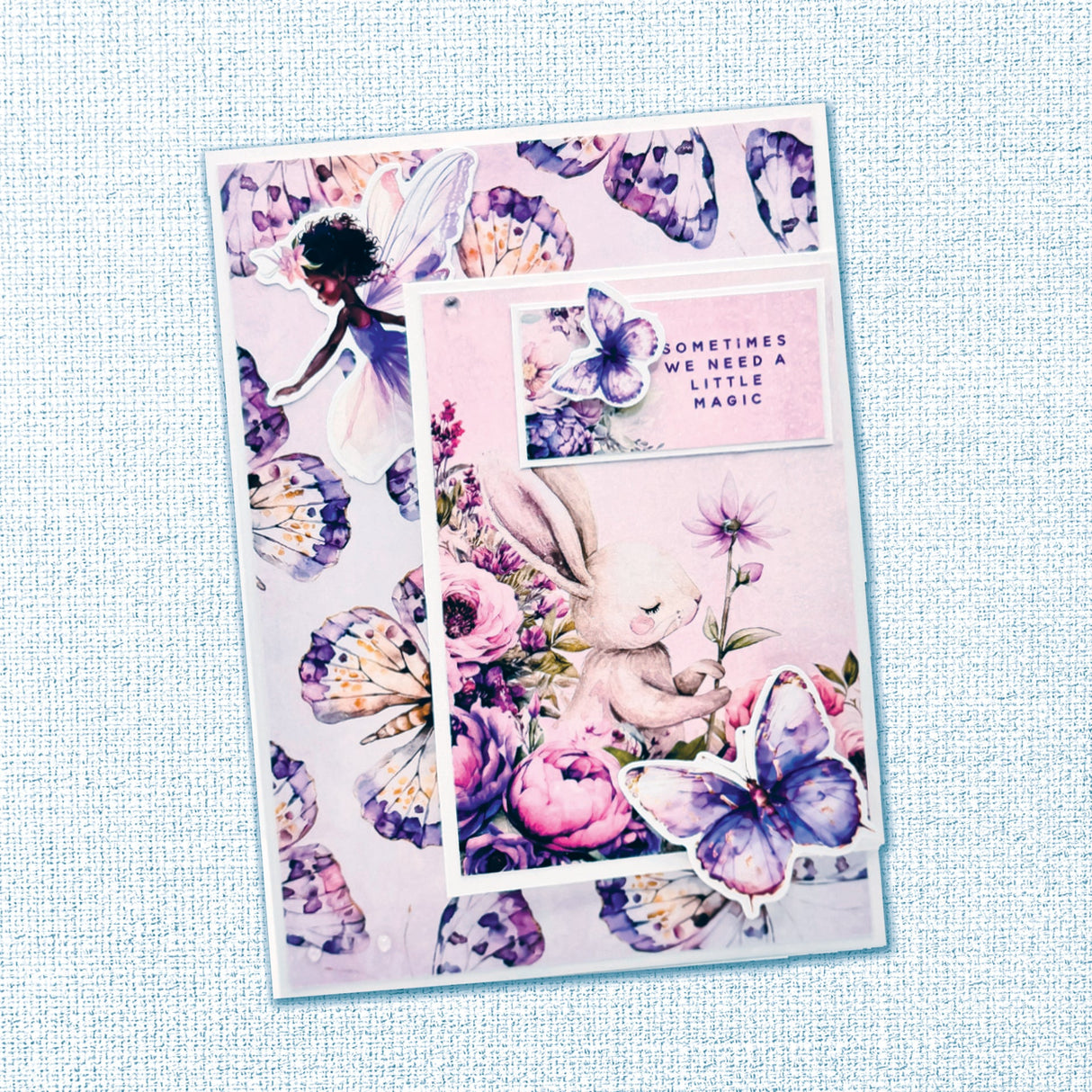 Lavender & Fairies Embossed Die Cuts 33525 - Paper Rose Studio