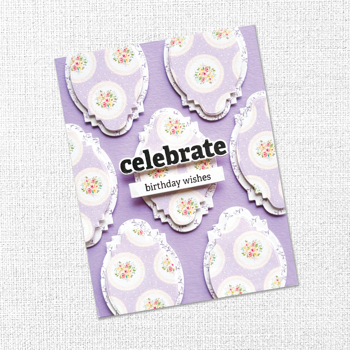 Stacked Sentiments No. 1 Metal Cutting Die Set 34383 - Paper Rose Studio