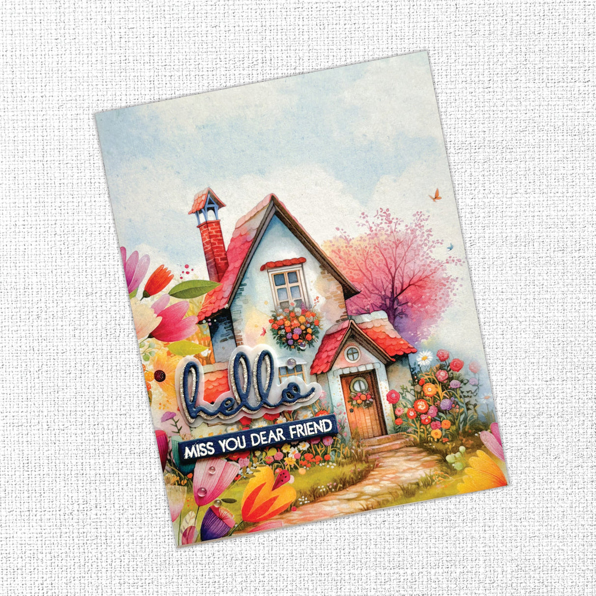 Hello Fine Script Layered Metal Cutting Die 19706 - Paper Rose Studio