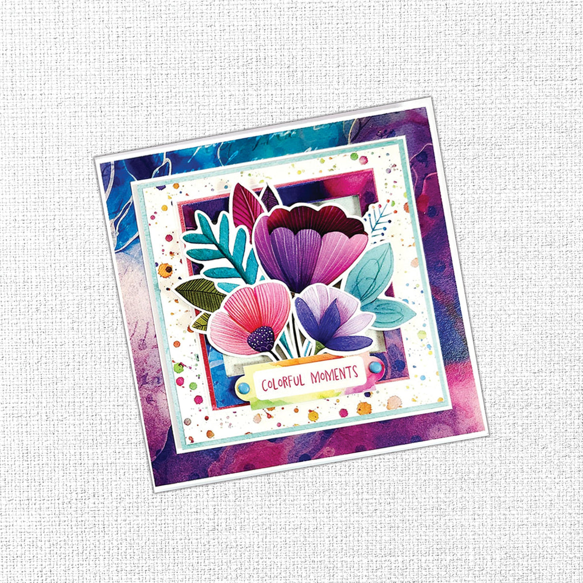 Rainbow Village 6x8" Embossed Die Cuts 35343 - Paper Rose Studio