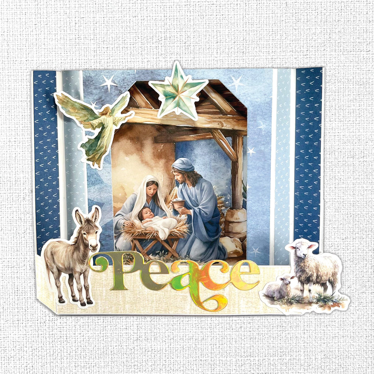 Joy to the World 6x8" Embossed Die Cuts 35524 - Paper Rose Studio