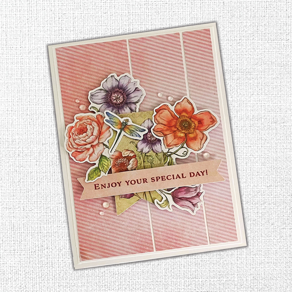 Words of Wisdom 6 x 8" Floral Embossed Die Cuts 35638