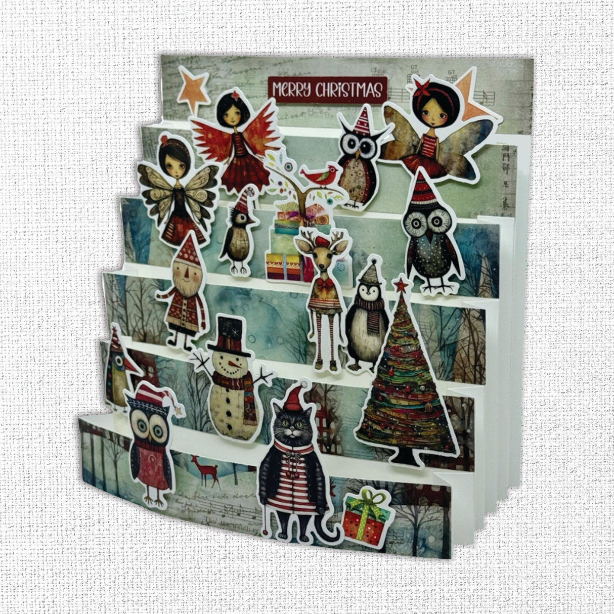 Merry and Bright 6x8" Embossed Die Cuts 35665 - Paper Rose Studio