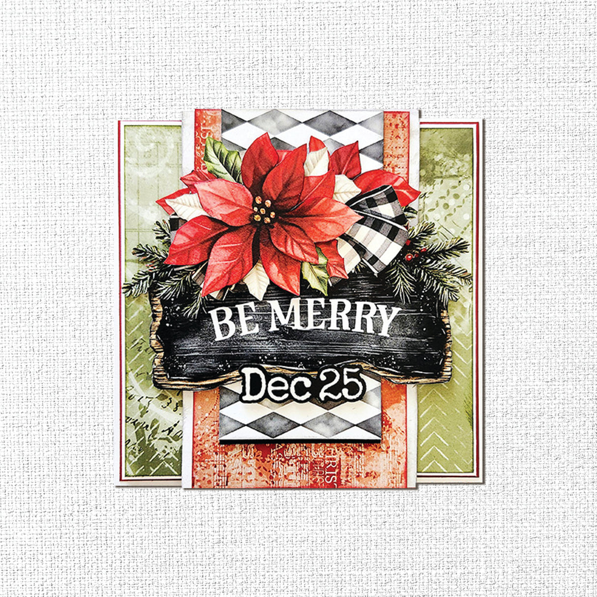 Christmas Wishes 6 x 8" Layered Sentiments 37150