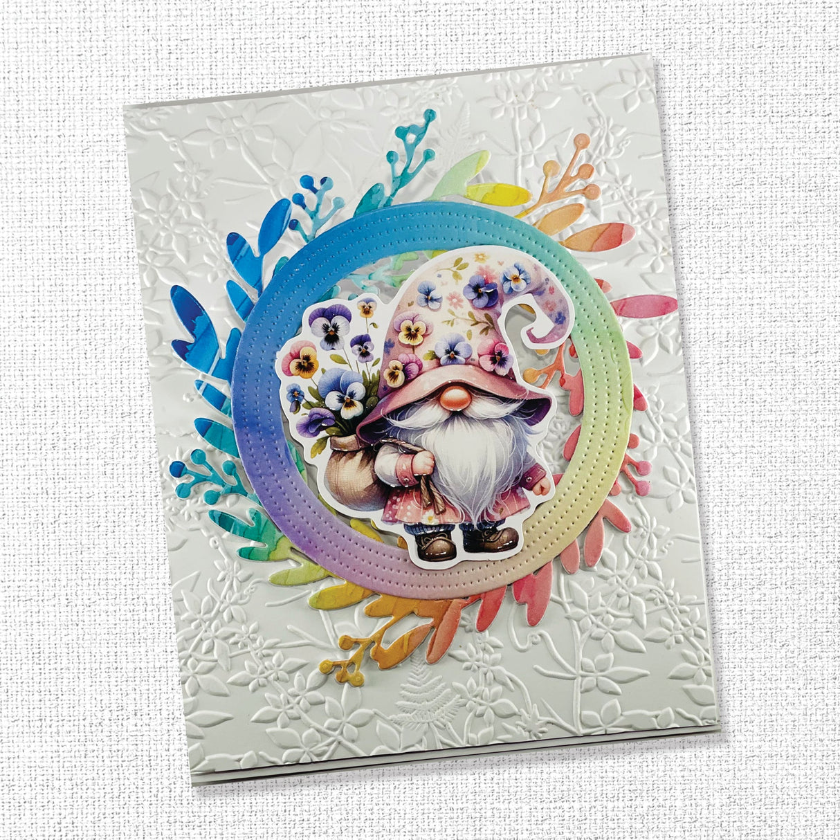 Floral Holly Christmas Wreath Metal Cutting Die 32469 - Paper Rose Studio