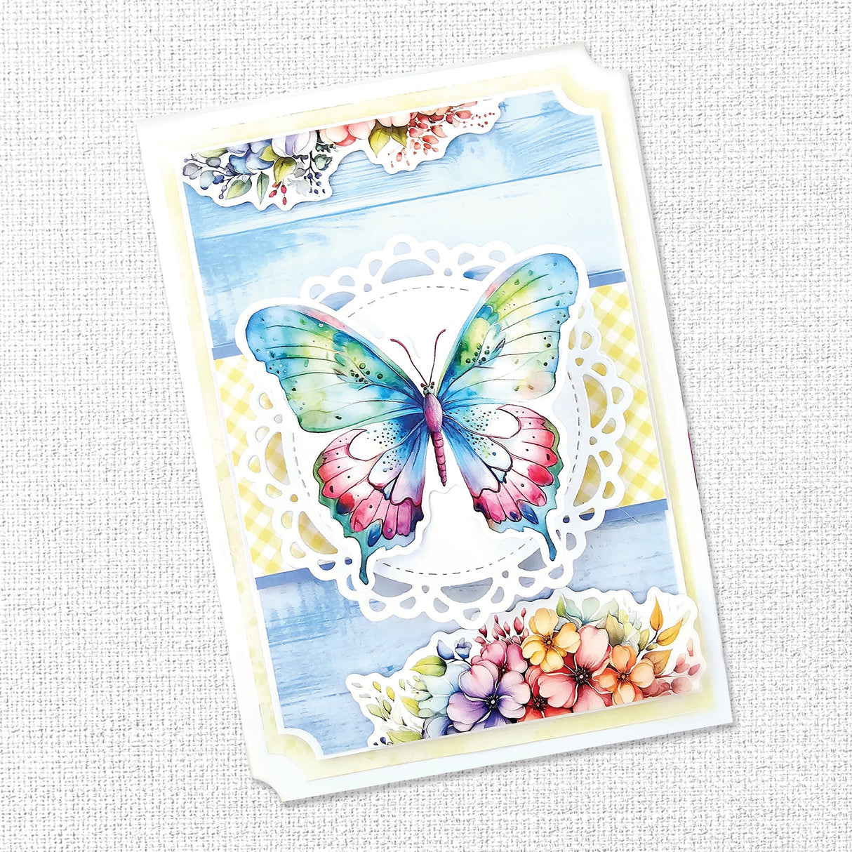 Rainbow Garden Butterflies Embossed Die Cuts 31476 - Paper Rose Studio