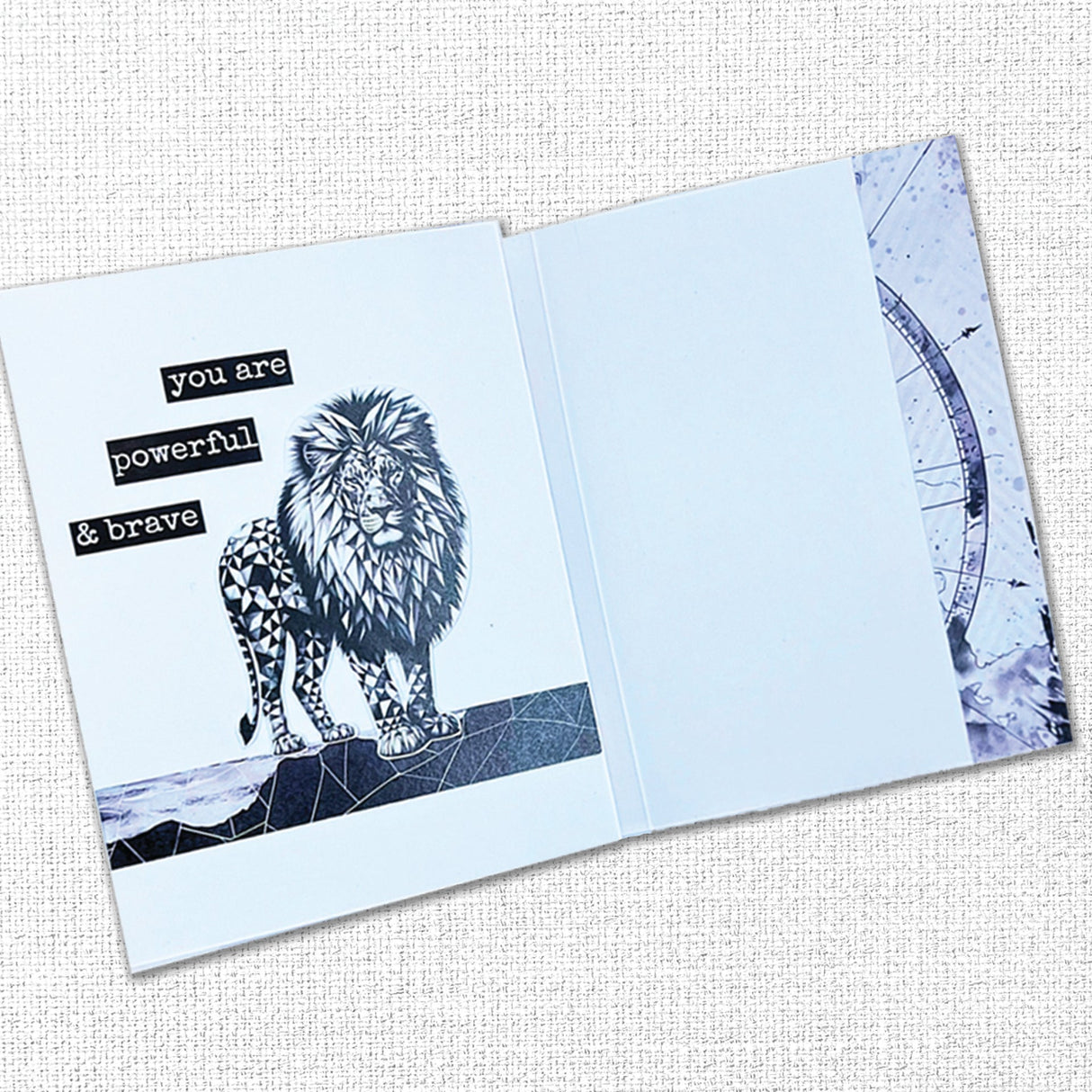 Oval Window Tri Fold White Card Bases - 4.25 x 5.5" - 10 pieces 34596 - Paper Rose Studio